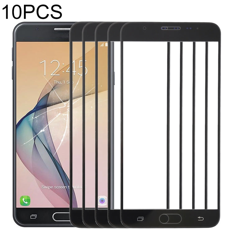 For Samsung Galaxy J7 Prime, On7 (2016), G610F, G610F/DS, G610F/DD, G610M, G610M/DS, G610Y/DS 10pcs Front Screen Outer Glass Lens