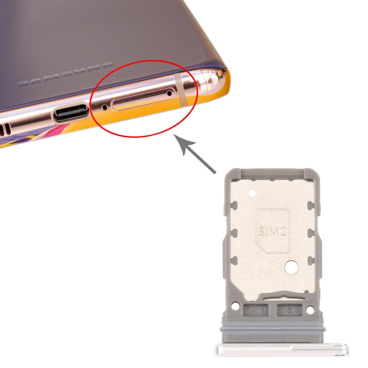 For Samsung Galaxy S21 / S21+ / S21 Ultra SIM Card Tray + SIM Card Tray