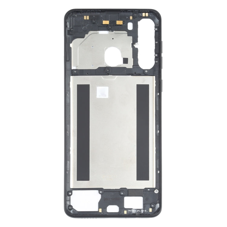 For Samsung Galaxy A21 SM-A215  Middle Frame Bezel Plate (Black)