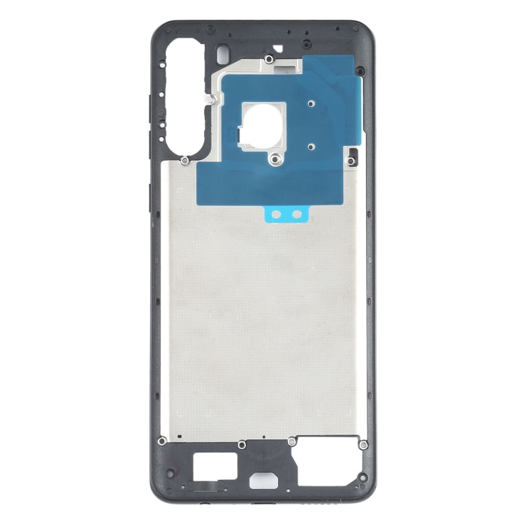 For Samsung Galaxy A21 SM-A215  Middle Frame Bezel Plate (Black)