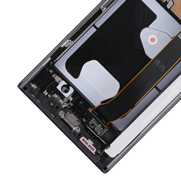 Original Super AMOLED LCD Screen for Samsung Galaxy Note20 Ultra 4G Digitizer Full Assembly With Frame