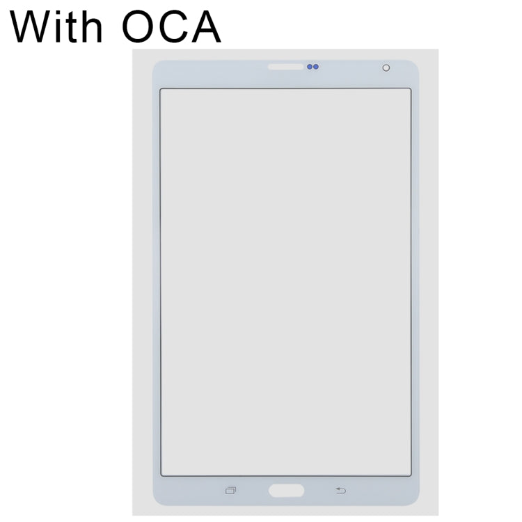 For Samsung Galaxy Tab S 8.4 LTE / T705 Front Screen Outer Glass Lens with OCA Optically Clear Adhesive