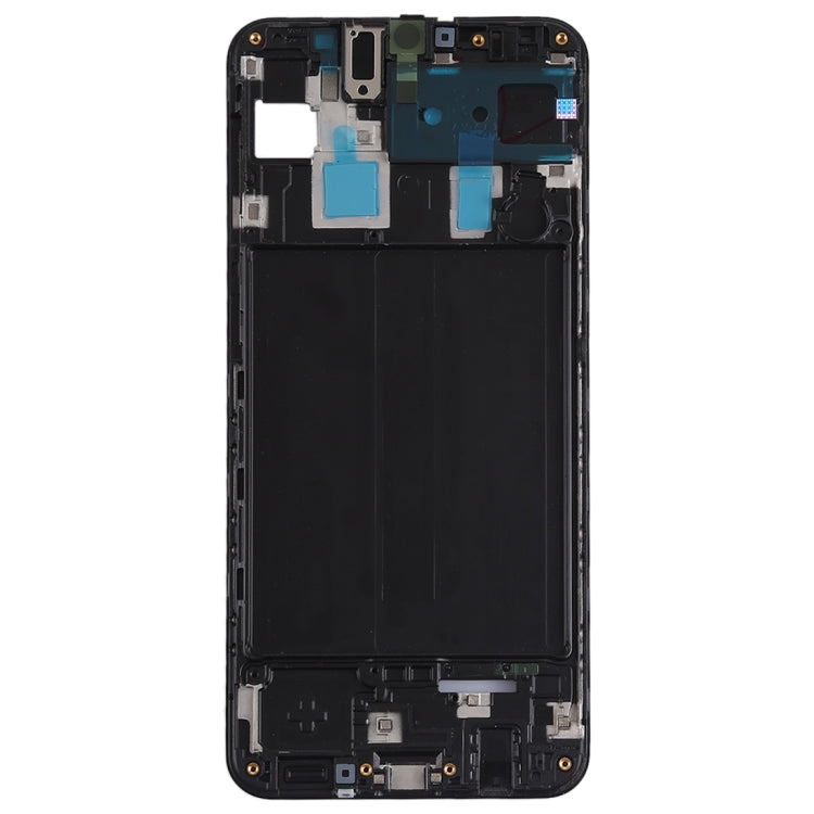 For Galaxy A30, SM-A305F/DS Front Housing LCD Frame Bezel Plate (Black)