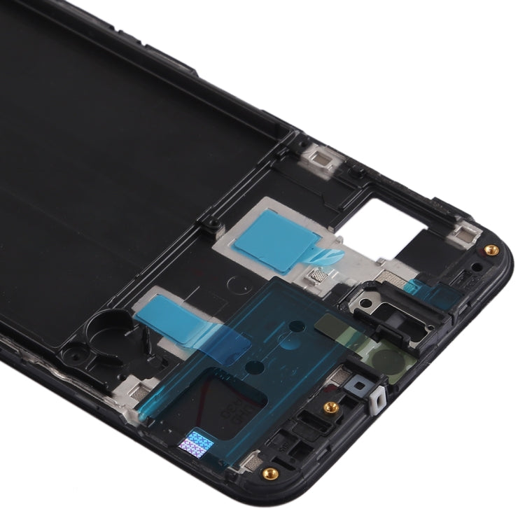 For Galaxy A30, SM-A305F/DS Front Housing LCD Frame Bezel Plate (Black)