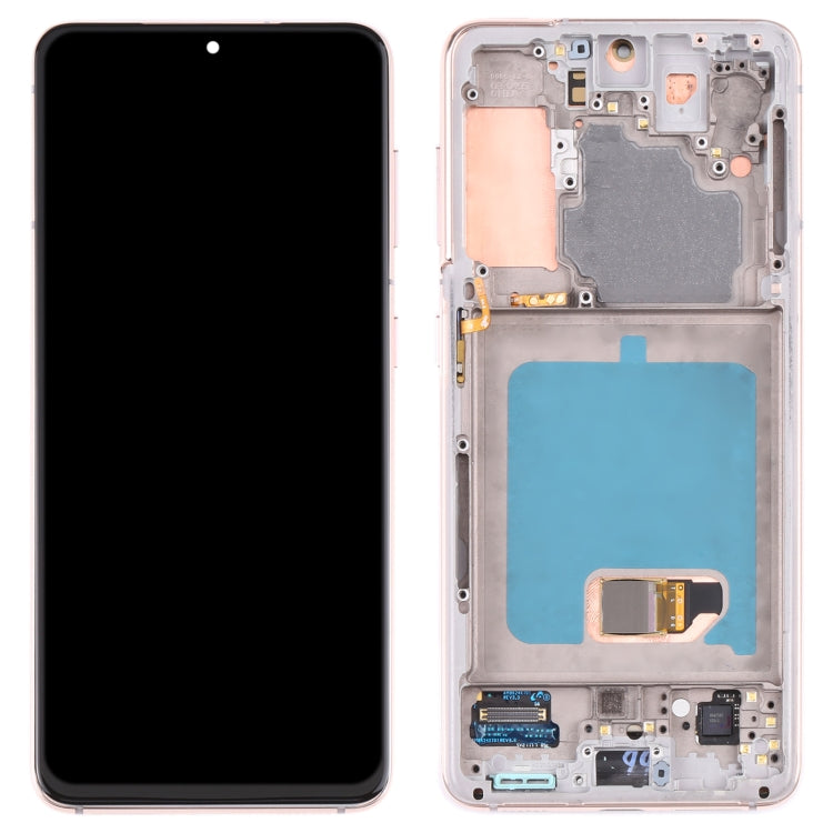 Original Super AMOLED LCD Screen For Samsung Galaxy S21 4G/S21 5G SM-G990 SM-G991 Digitizer Full Assembly with Frame