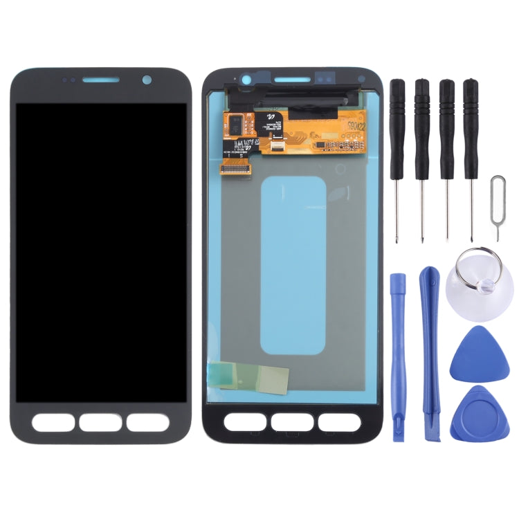 Original Super AMOLED LCD Screen for Samsung Galaxy S7 active SM-G891 With Digitizer Full Assembly (Black)
