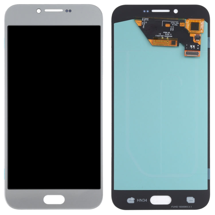 OLED LCD Screen for Samsung Galaxy A8 (2016) SM-A810 With Digitizer Full Assembly (Silver)