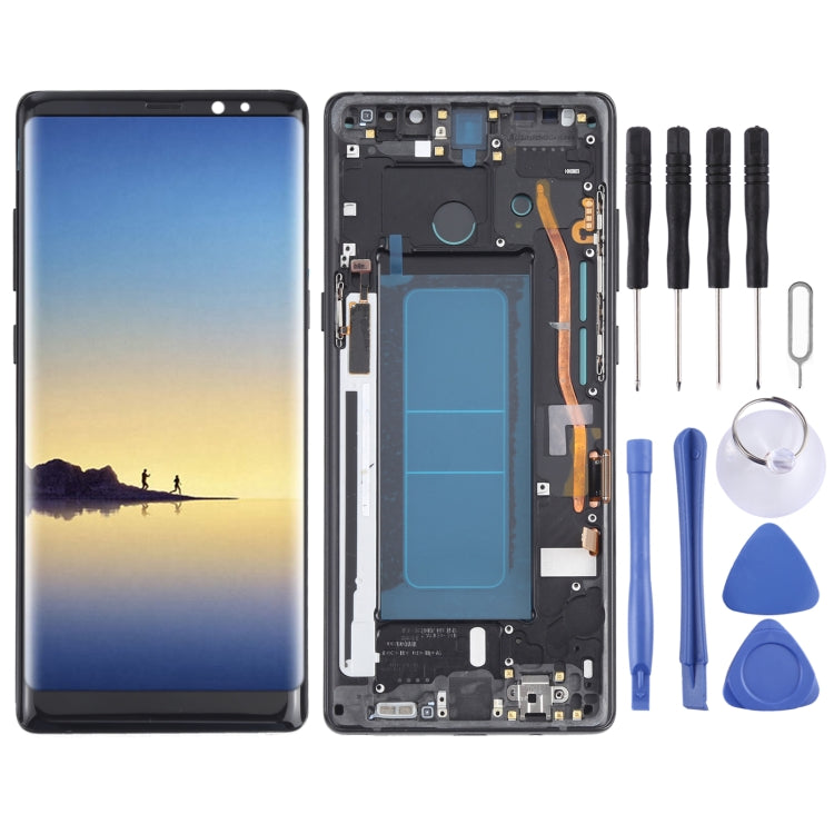 OLED LCD Screen for Samsung Galaxy Note 8 SM-N950 Digitizer Full Assembly with Frame