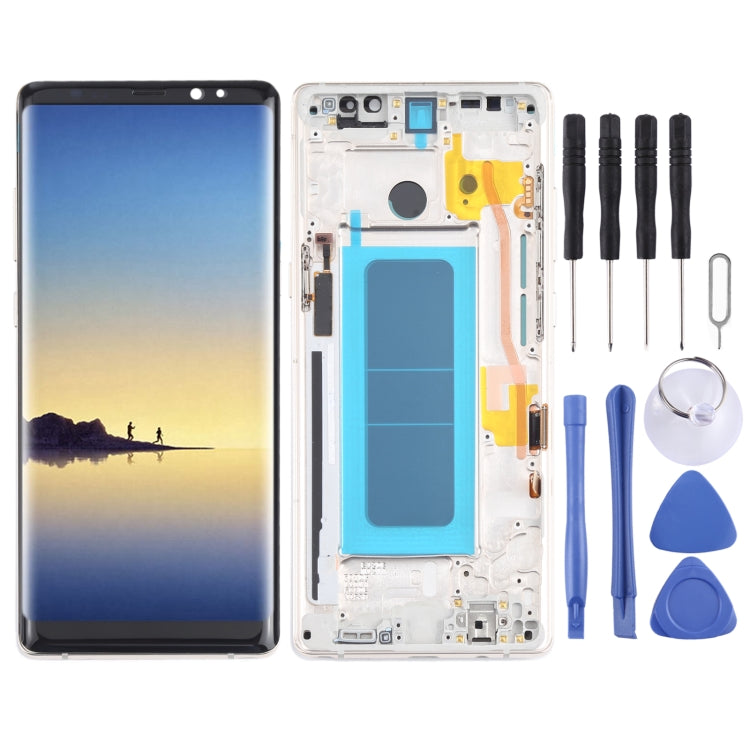 OLED LCD Screen for Samsung Galaxy Note 8 SM-N950 Digitizer Full Assembly with Frame