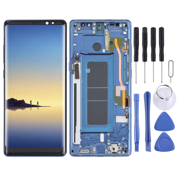 OLED LCD Screen for Samsung Galaxy Note 8 SM-N950 Digitizer Full Assembly with Frame