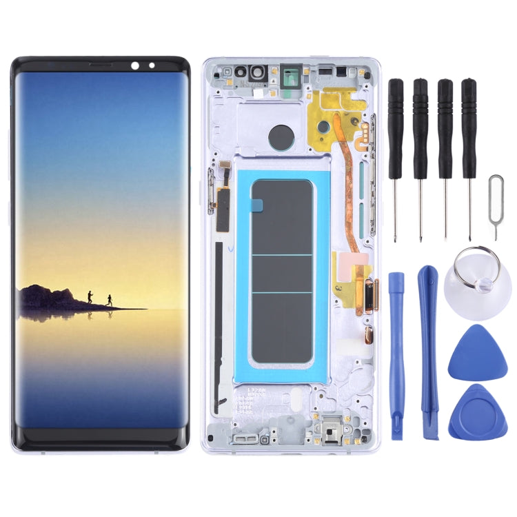 OLED LCD Screen for Samsung Galaxy Note 8 SM-N950 Digitizer Full Assembly with Frame