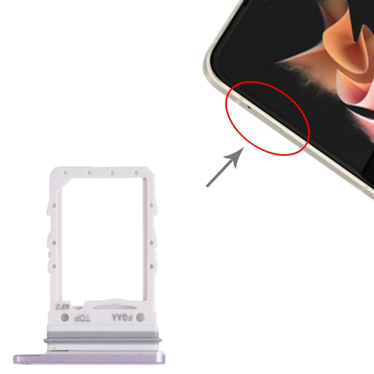 For Samsung Galaxy Z Flip3 5G SM-F711 Original SIM Card Tray
