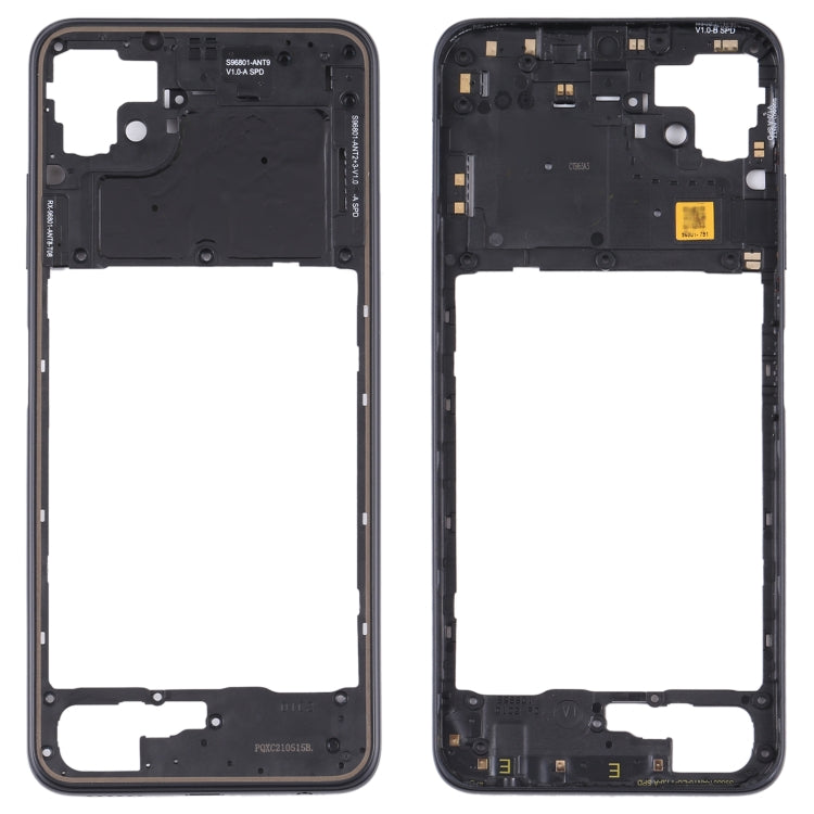 For Samsung Galaxy A22 5G SM-A226B Middle Frame Bezel Plate (Black)