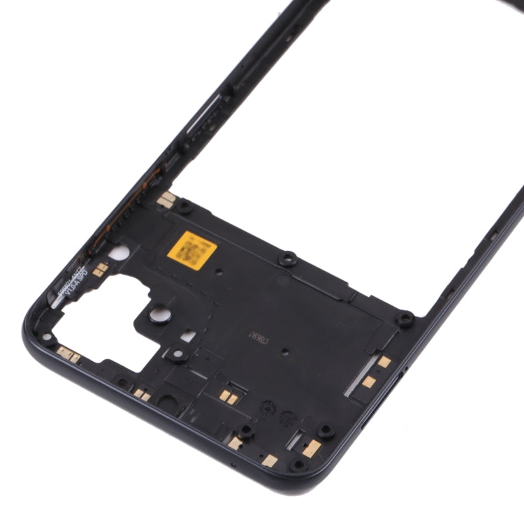 For Samsung Galaxy A22 5G SM-A226B Middle Frame Bezel Plate (Black)