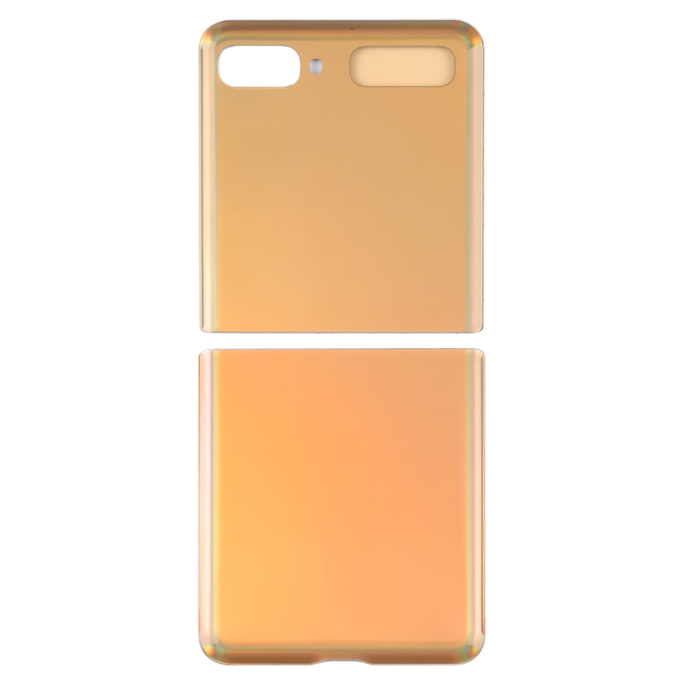 For Samsung Galaxy Z Flip 4G SM-F700 Glass Battery Back Cover