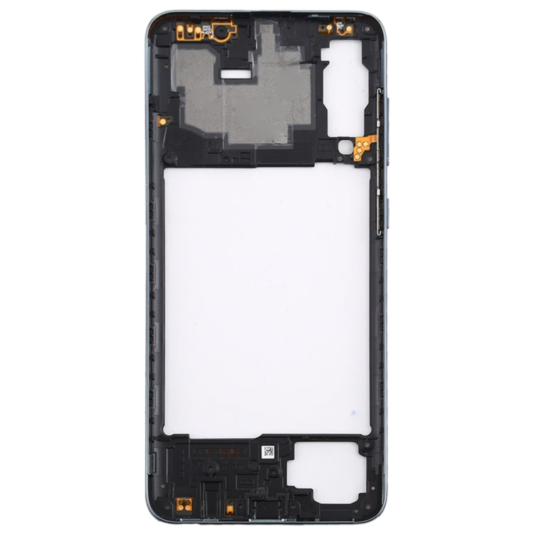For Galaxy A70S  Rear Housing Frame with Side Keys (Black)