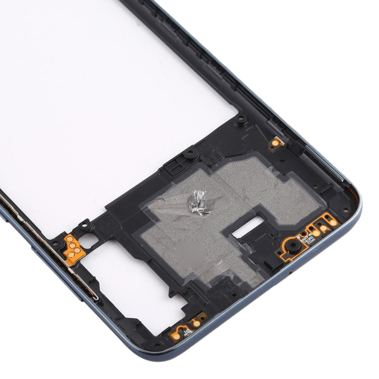 For Galaxy A70S  Rear Housing Frame with Side Keys (Black)