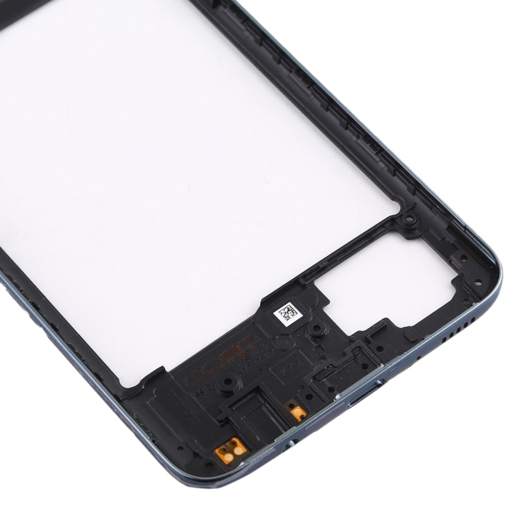 For Galaxy A70S  Rear Housing Frame with Side Keys (Black)