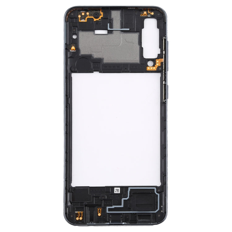 For Galaxy A50s  Rear Housing Frame with Side Keys (Black)