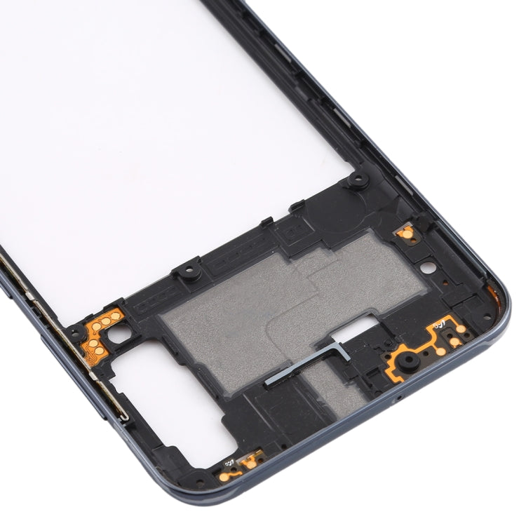 For Galaxy A50s  Rear Housing Frame with Side Keys (Black)