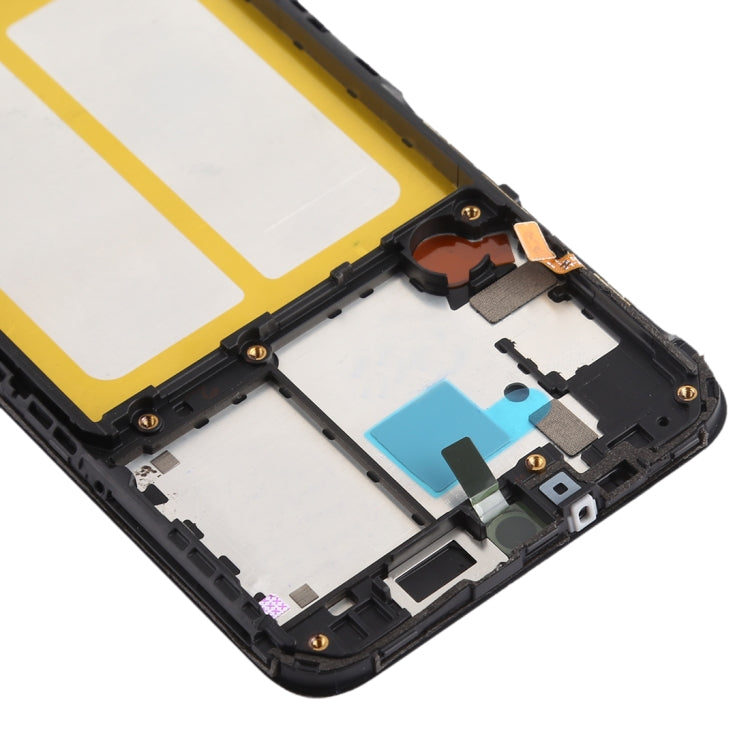 For Galaxy A20e  Front Housing LCD Frame Bezel Plate (Black)