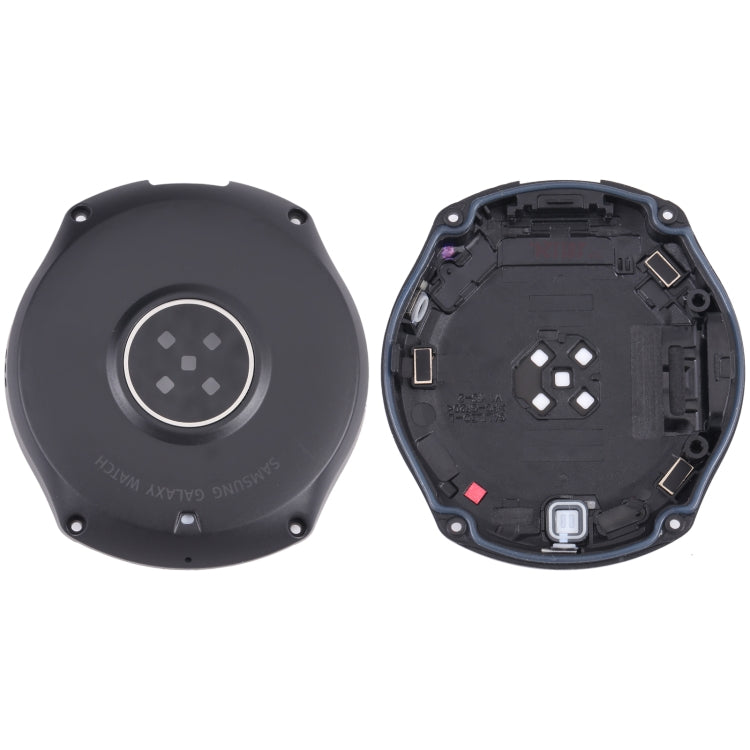 Rear Housing Cover with Glass Lens For Samsung Galaxy Watch 46mm SM-R800 (Black)