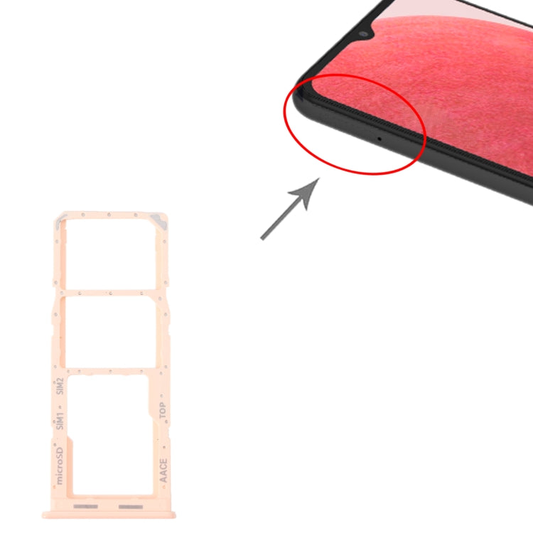 For Samsung Galaxy A13 SM-A135 Original SIM Card Tray + SIM Card Tray + Micro SD Card Tray