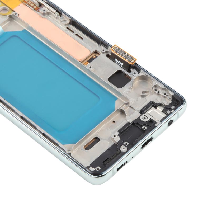 For Samsung Galaxy S10 4G SM-G973F 6.05 inch TFT LCD Screen Digitizer Full Assembly with Frame, Not Supporting Fingerprint Identification
