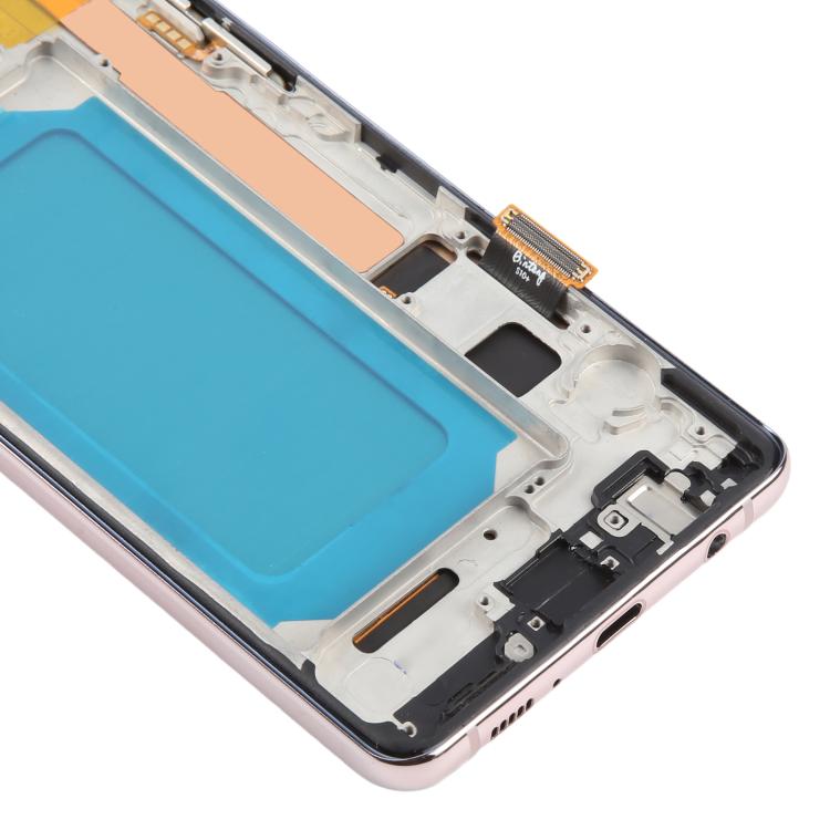 For Samsung Galaxy S10+ SM-G975F 6.38 inch TFT LCD Screen Digitizer Full Assembly with Frame, Not Supporting Fingerprint Identification