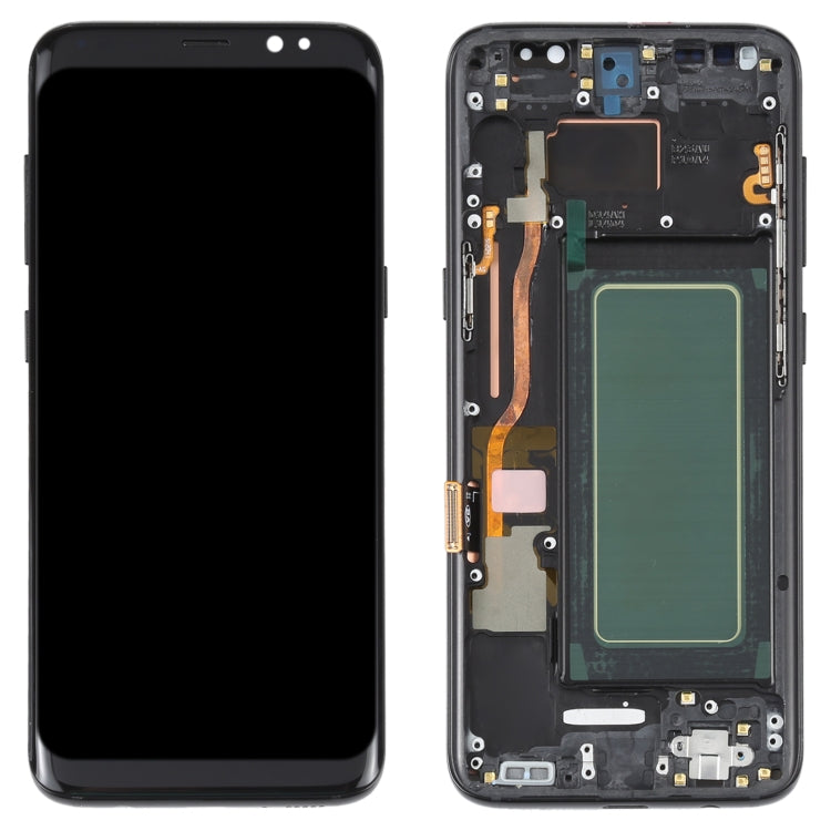 OLED LCD Screen For Samsung Galaxy S8 SM-G950 Digitizer Full Assembly with Frame
