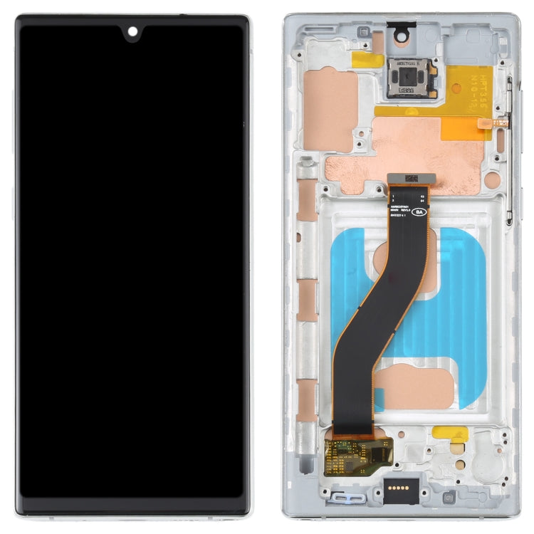 TFT LCD Screen For Samsung Galaxy Note10 SM-N970 Digitizer Full Assembly with Frame,Not Supporting Fingerprint Identification
