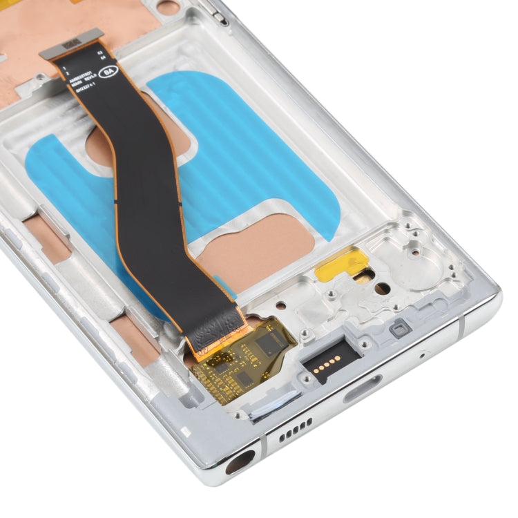 TFT LCD Screen For Samsung Galaxy Note10 SM-N970 Digitizer Full Assembly with Frame,Not Supporting Fingerprint Identification