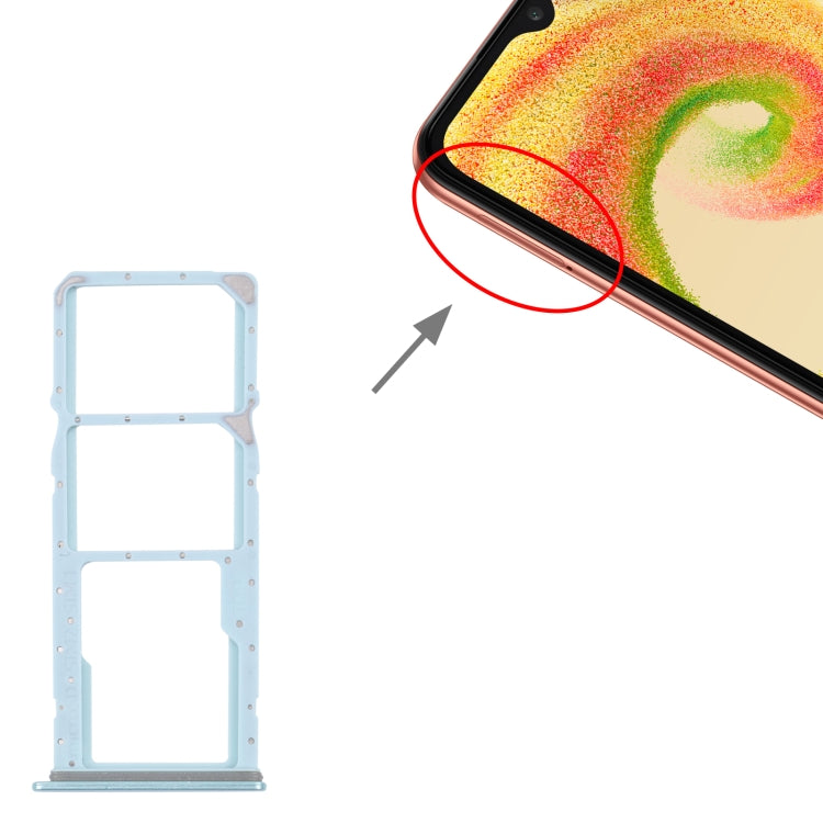 For Samsung Galaxy A04 Core SM-A042F Original SIM Card Tray + SIM Card Tray + Micro SD card tray