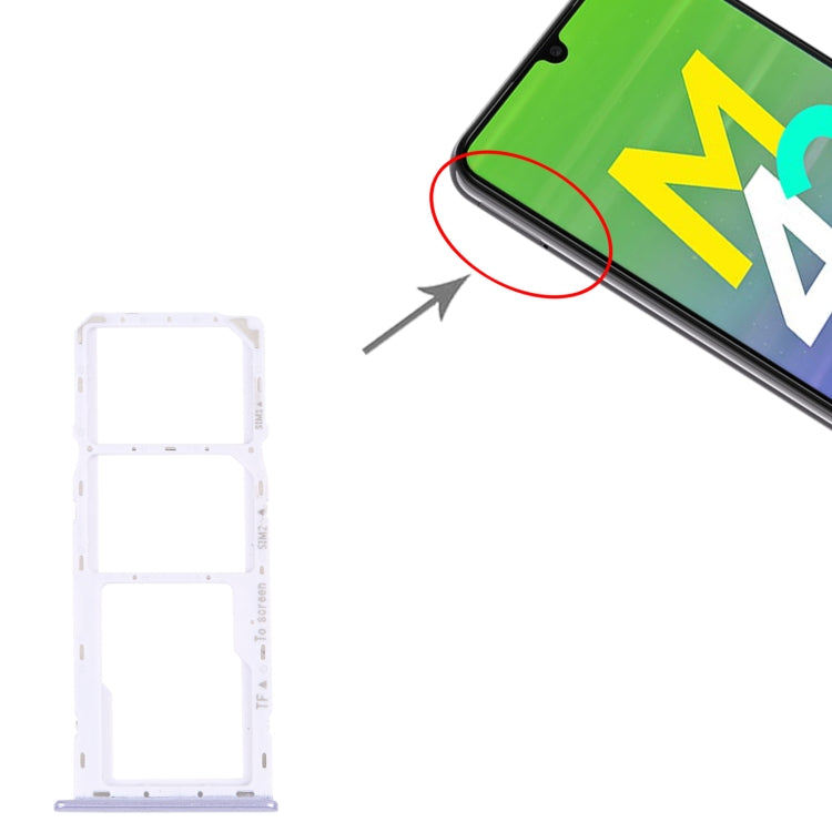 For Samsung Galaxy M42 5G SM-A436B Original SIM Card Tray + SIM Card Tray + Micro SD card tray