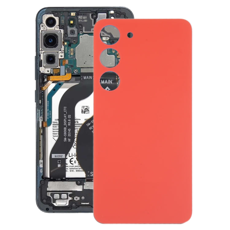 For Samsung Galaxy S23 SM-S911B OEM Glass Battery Back Cover