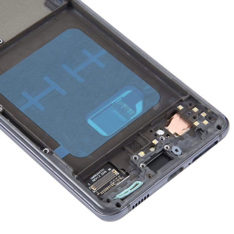 OLED Material LCD Screen for Samsung Galaxy S21 5G SM-G991B Digitizer Full Assembly With Frame (Black)