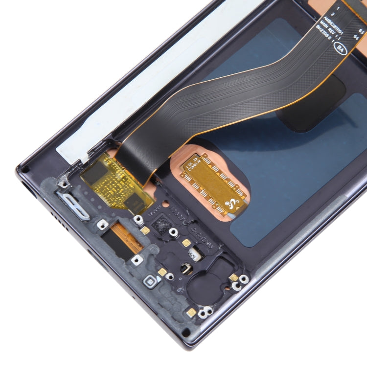 OLED LCD Screen For Samsung Galaxy Note10 SM-N970F Digitizer Full Assembly With Frame (Black)