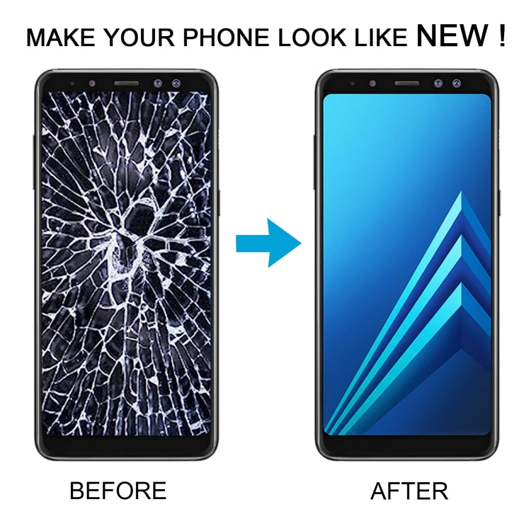 For Samsung Galaxy A8 2018 / A5 2018 SM-A530 Original LCD Screen Digitizer Full Assembly with Frame  - Black