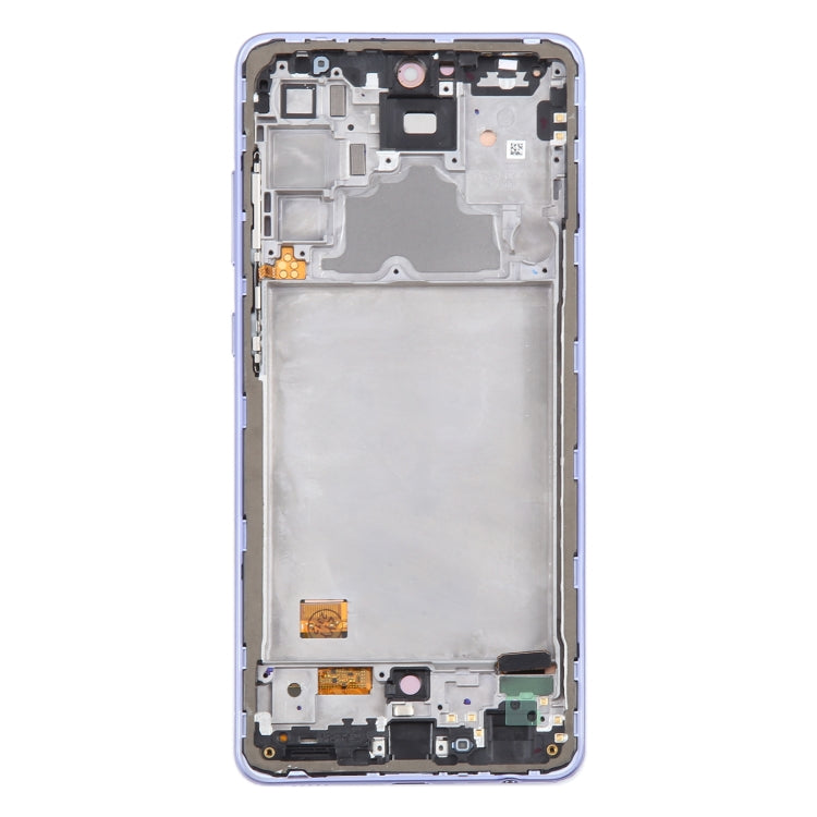 For Samsung Galaxy A72 4G SM-A725 6.43 inch OLED LCD Screen Digitizer Full Assembly with Frame