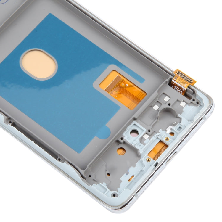 For Samsung Galaxy S20 FE SM-G780F 6.43 inch OLED LCD Screen Digitizer Full Assembly with Frame