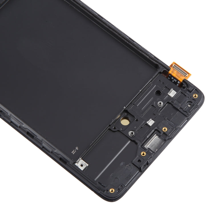 For Samsung Galaxy A71 4G SM-A715F 6.43 inch OLED LCD Screen Digitizer Full Assembly with Frame  - Black
