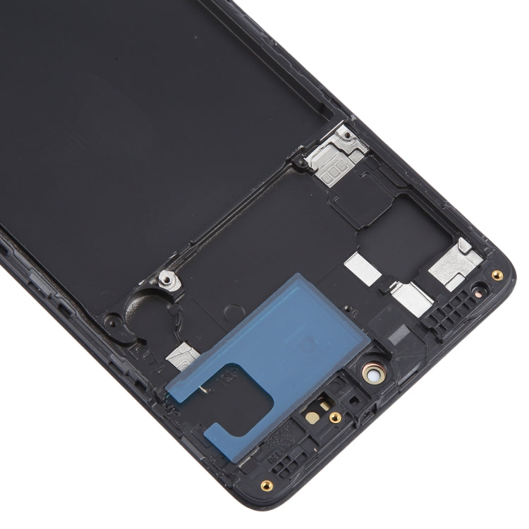 For Samsung Galaxy A71 4G SM-A715F 6.43 inch OLED LCD Screen Digitizer Full Assembly with Frame  - Black