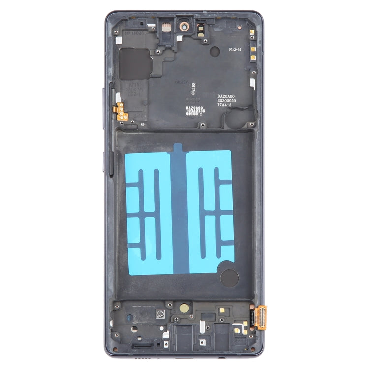 For Samsung Galaxy A71 5G SM-A716B 6.43 inch OLED LCD Screen Digitizer Full Assembly with Frame  - Black