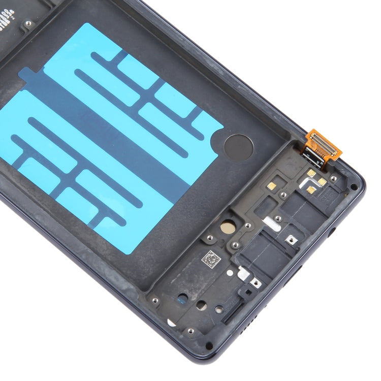 For Samsung Galaxy A71 5G SM-A716B 6.43 inch OLED LCD Screen Digitizer Full Assembly with Frame  - Black