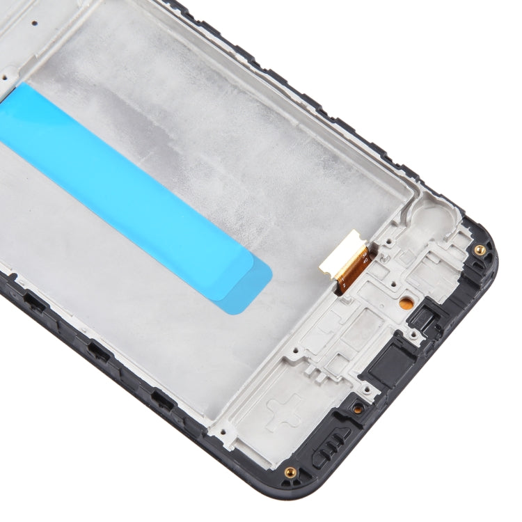 For Samsung Galaxy A25 SM-A256B 6.43 inch OLED LCD Screen Digitizer Full Assembly with Frame  - Black