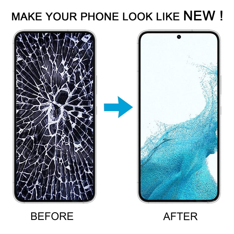 For Samsung Galaxy S22 5G SM-S901B US Version OLED LCD Screen Digitizer Full Assembly with Frame  - Black