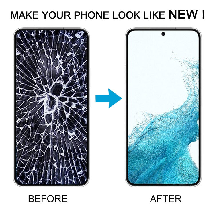 For Samsung Galaxy S22 5G SM-S901B EU Version TFT LCD Screen Digitizer Full Assembly with Frame, Not Supporting Fingerprint Identification  - Black