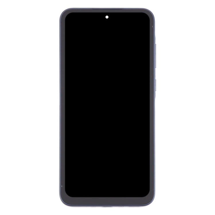 For Samsung Galaxy A35 SM-A356B 6.43 inch OLED LCD Screen Digitizer Full Assembly with Frame - Dark Blue