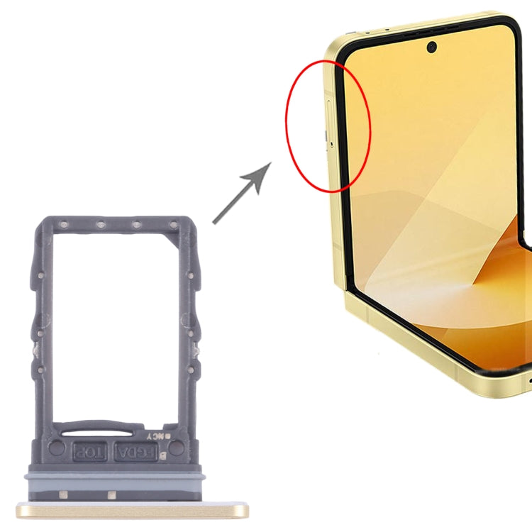 For Samsung Galaxy Z Flip6 SM-F741B Original SIM Card Tray