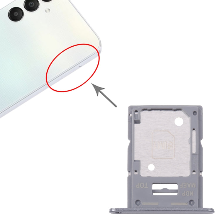 For Samsung Galaxy M15 SM-M156B Original SIM Card Tray + SIM Card Tray / Micro SD Card Tray